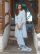 Mulmul Cotton Arki Blue Kurta With Rylee White Palazzo Hot on Sale