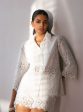 Mulmul Cotton Avril White Shirt With Avril White Short Hot on Sale