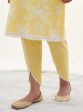 Mulmul Cotton Savri Yellow Kurta With Savri Yellow Dhoti Pant Fashion