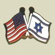 Israel-US Flags Insignia Hot on Sale