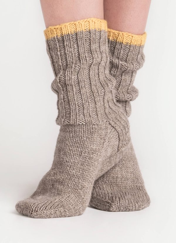 Sanborn Socks - Woolstok Printed Pattern Discount