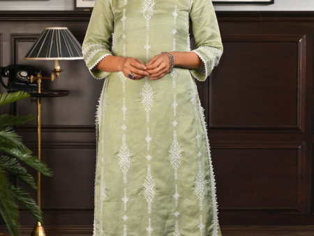 Japanese Silk Dita Kurta with Dita pyajamas Supply