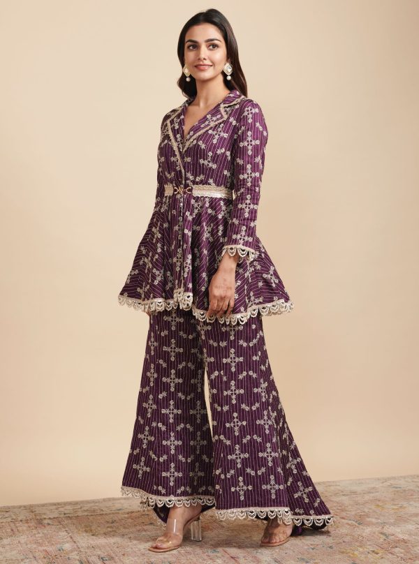 Sitara Purple Co-ord Set Fashion