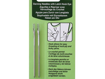 Clover Darning Needles with Latch Hook Eye Online