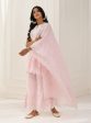 Mulmul Cotton Yana Pink Kurta With Yana Pink Palazzo Hot on Sale