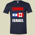 Israel Canada Flags Original T-shirt on Sale