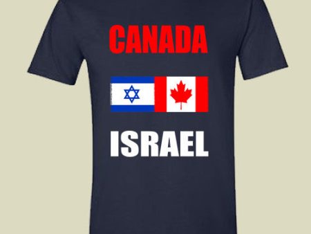 Israel Canada Flags Original T-shirt on Sale