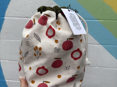 Nothing New Project Bag - Mustard Fruit on Sale