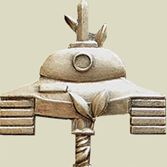 Armored Corps Tank Officer Insignia For Cheap