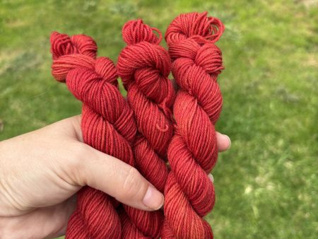 Knitsch BFL Sock Mini - Tomato Juice Online Hot Sale