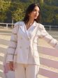 Mulmul Spacer Attica Cream Blazer with Mulmul Spacer Attica Cream Pant Hot on Sale