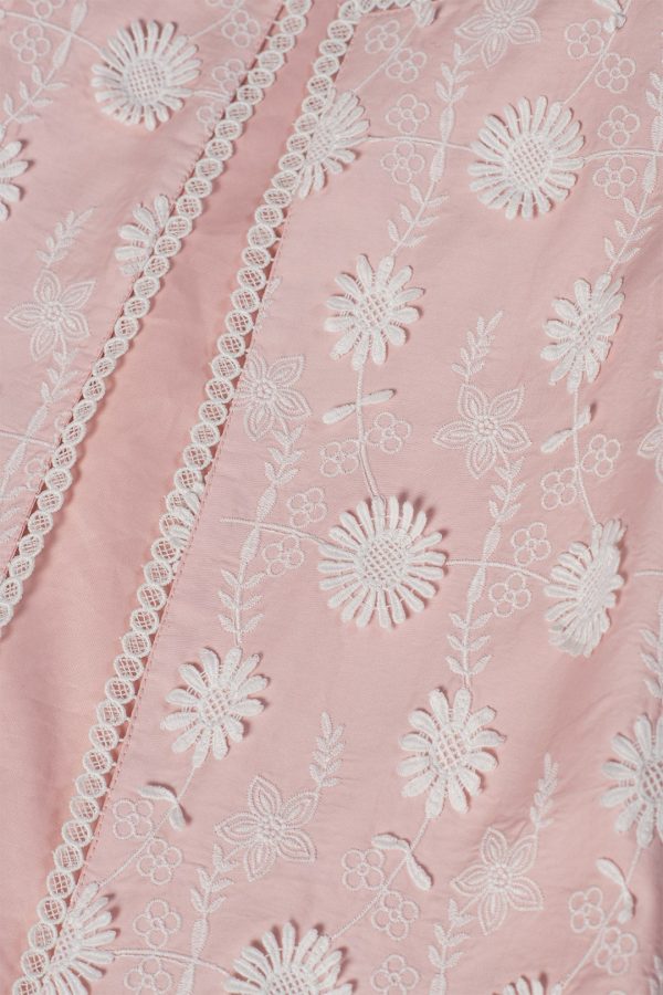 Mulmul Supima Cotton Ettie Pink Jacket With Ettie Pink Pant Online