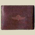 Israel IDF Jump Wings Army Leather Wallet - Paratroopers Hot on Sale