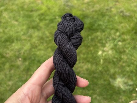 Knitsch BFL Sock Mini - Black coffee is the best Online now