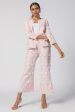 Mulmul Supima Cotton Ettie Pink Jacket With Ettie Pink Pant Online