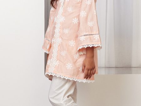 Mulmul Cotton BLOOM Kurta With BLOOM pyajama on Sale