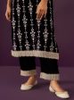 Mulmul Velvet Sade Purple Kurta With Mulmul Velvet Sade Purple Pant Hot on Sale