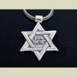 Shema Israe - Pure Sterling Silver Magen David Online Sale