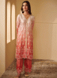 Mulmul Cupro Silk Sidra Pink Kurta With Sidra Pink Pant Hot on Sale