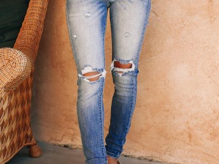 Kancan Distressed Skinny Denim Cheap