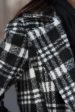 London Plaid Coat in Black - FINAL SALE Sale