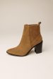 Lucy Ankle Booties in Brown Online Sale