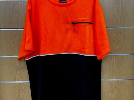 Betacraft HI VIZ Orange and Black fleece tee on Sale