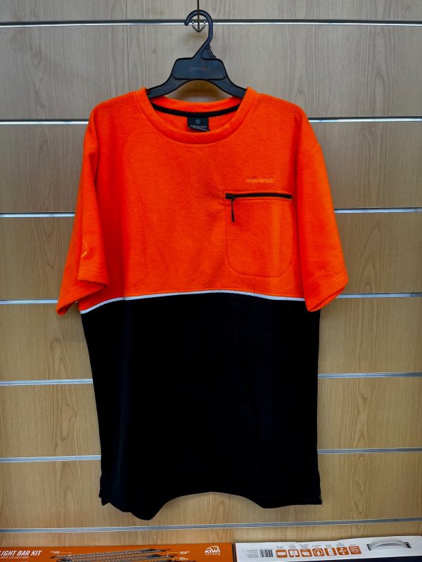 Betacraft HI VIZ Orange and Black fleece tee on Sale