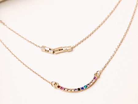 Layered Bling Necklace Hot on Sale