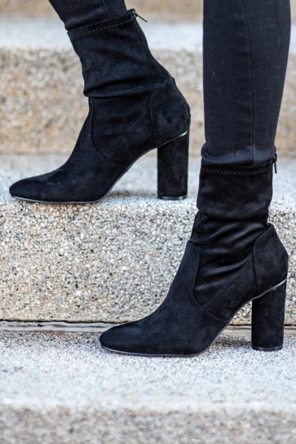 Ella Ankle Boots in Black Supply