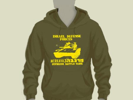 Merkava Tank - Original Israel Army Hoodie Online now