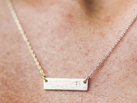 Initial Bar Necklace Supply