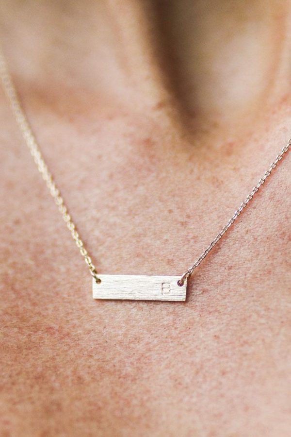 Initial Bar Necklace Supply