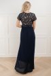 Myla Lace Maxi Dress in Navy For Discount