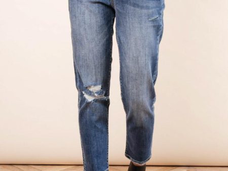 Flying Monkey Boyfriend Distressed Denim Fashion