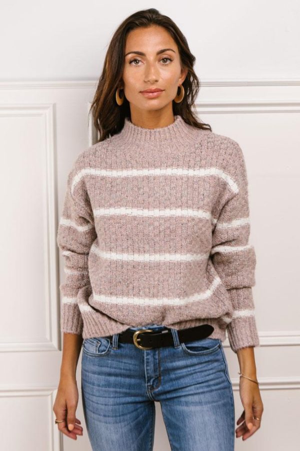 Ashlyn Mock Neck Sweater-FINAL SALE Hot on Sale