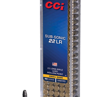 22 LR SUB-SONIC  40GRN CCI For Discount