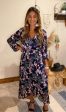 Dayla floral wrap dress For Cheap