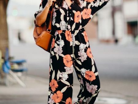 Hepburn Floral Jumpsuit - FINAL SALE Fashion