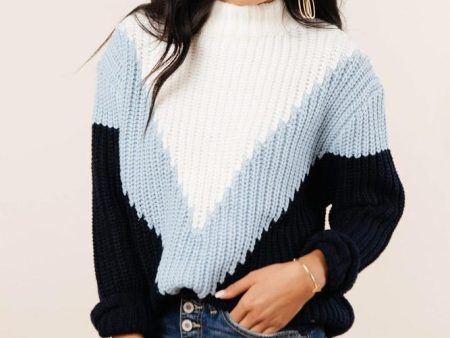 Emmie Knit Sweater in Navy - FINAL SALE Online Hot Sale