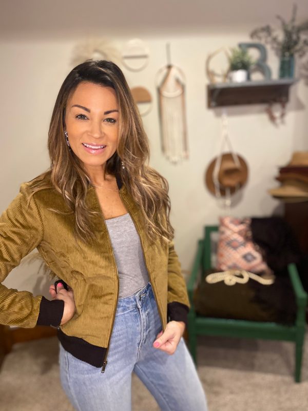 Brown corduroy jacket For Cheap