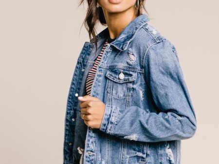 For Keeps Denim Jacket Hot on Sale