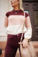 Vero Moda Becca Color Block Sweater-FINAL SALE on Sale