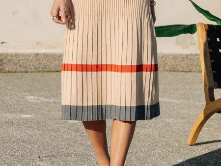 Pleated Knit Skirt Supply