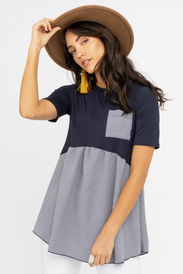 Bluebell Gingham Top Sale