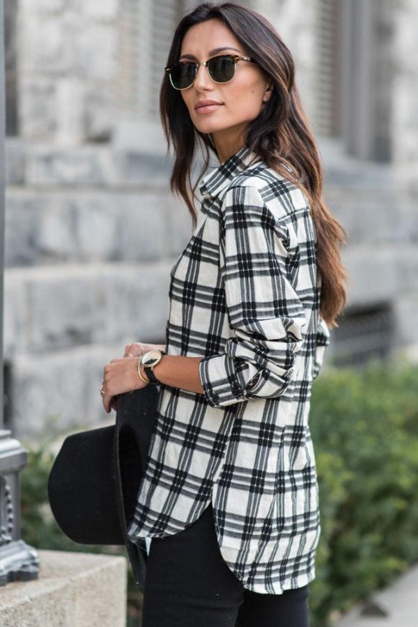 Calla Plaid Button Down - FINAL SALE Online