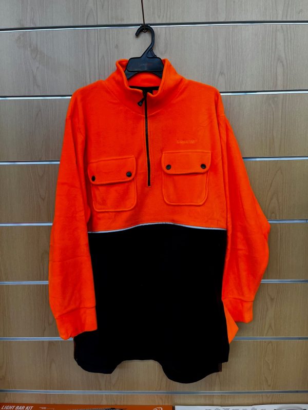 Betacraft HI VIZ ORANGE AND BLACK 1 2 zip For Discount