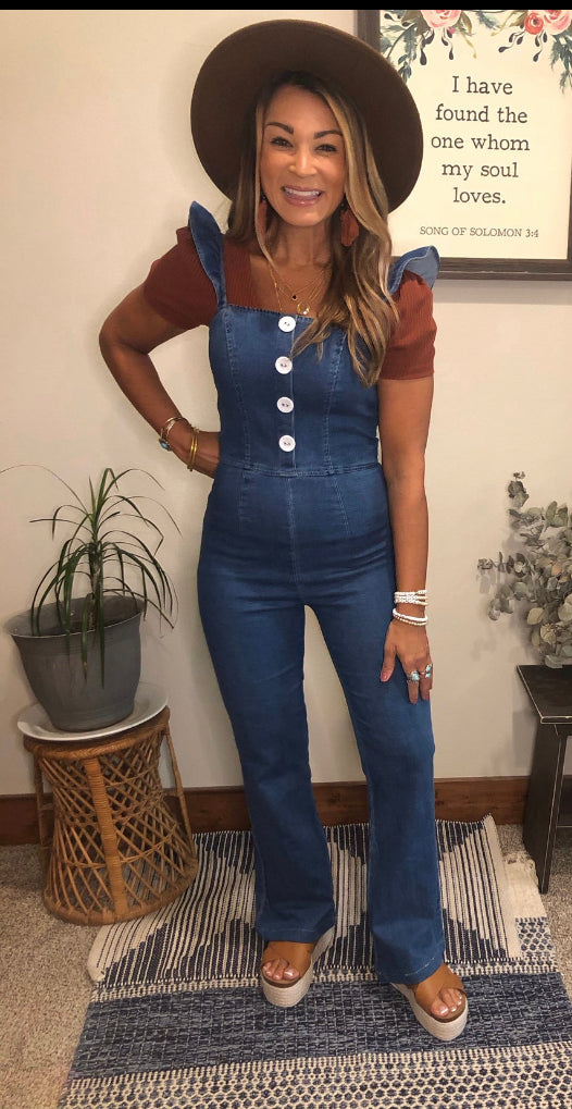 Denim overalls  jumper For Discount