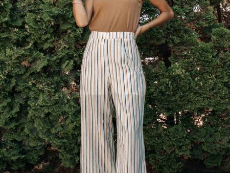 Camden Striped Pants For Discount