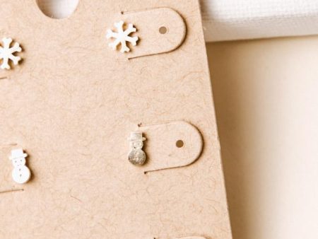 Winter Stud Earring Set Cheap